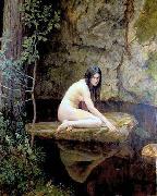 John Collier The water nymph oil on canvas